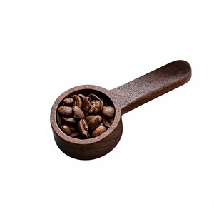 Cuillère à café en bois réutilisable et écologique au design classique, manches longs et courts, finition miroir pour le thé/le café, utilisation en cuisine - Product Image 5