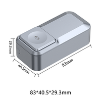 Batterie externe ultra-mini personnalisée 5000 mAh sans fil avec interface Type C, approuvée par les compagnies aériennes, indicateur LED, utilisation portable en extérieur