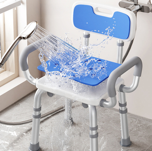 Sedile doccia rimovibile di piccole dimensioni per il bagno sicuro senza attrezzi da bagno con parti rimovibili attrezzatura di sicurezza per il bagno - Product Image 1