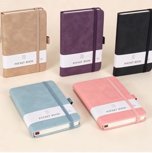 2026 2027 Office Supplies Leather Diary Hardcover Agenda Journals Custom Logo Notebook - Product Image 4