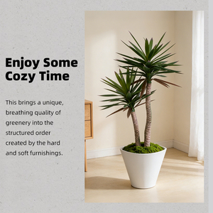 ต้นปาล์มซาโก้ประดิษฐ์ขนาดเล็กสำหรับตกแต่งโต๊ะทำงานที่บ้านหรือสำนักงาน - Product Image 3