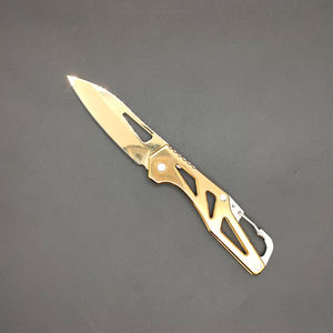 Coltello Tascabile <span class=keywords><strong>in</strong></span> Acciaio per Campeggio, Coltello Pieghevole Tattico di Sopravvivenza - Product Image 2