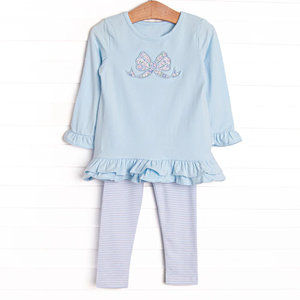 Conjuntos de Ropa para Niñas Pequeñas con Lazos Florales, Romper de Burbuja para Bebé, Ropa Infantil a Juego para Hermanas, Venta al por Mayor - Product Image 3
