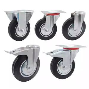 Industrie Lenkrad 8 "fester drehbarer Brems gummi 4" 5 "6" drehbare und starre Industrie rollen - Product Image 6