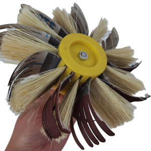 Pinceau de ponçage pour bois personnalisable OEM de qualité industrielle Pinceau de polissage pour papier de ponçage Brosse à bande en <span class=keywords><strong>sisal</strong></span> - Product Image 1