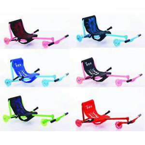 Childrens Foot Crank Go Kart Drifting Tricycle Yo Yo Ride On Toy For Kids Iron Material Belt Drive Red Blue Pink Mixed Colors - Product Image 1