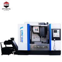Centre d'usinage vertical 5 axes de haute précision VMC1890 Système de contrôle Fanuc pour grande machine CNC 5 axes économique BT50