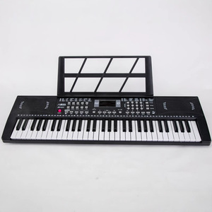 Clavier électronique rose 61 touches, jouet musical pour enfants, pour apprendre la musique, avec support et porte-partiture - Product Image 4