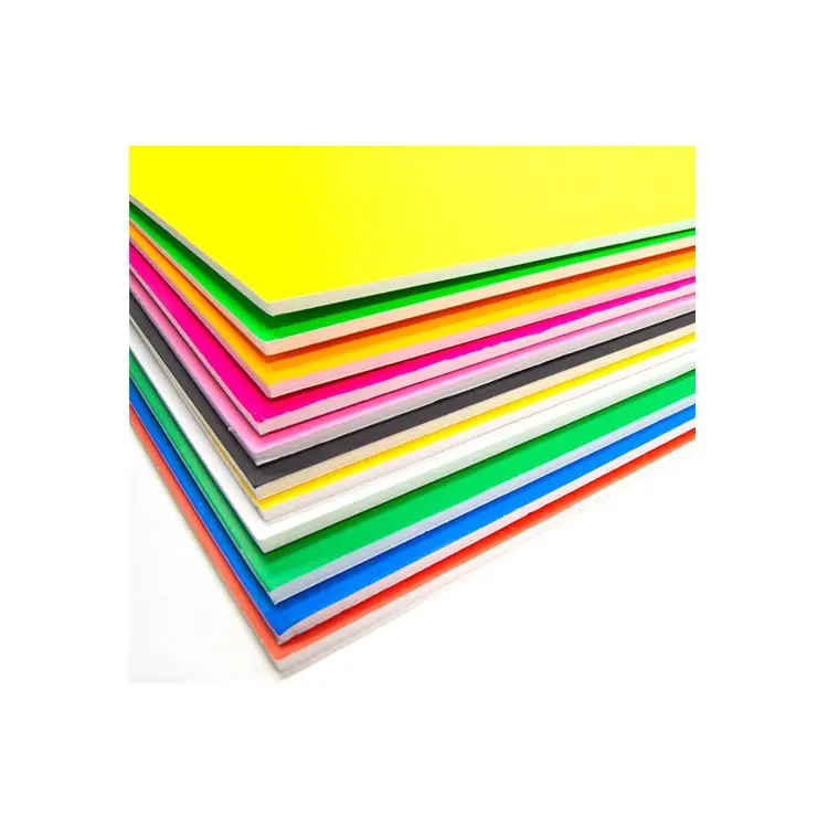 Lámina de espuma de papel de Color, 3mm, tablero KT de impresión