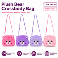 Kawaii-Sac à Bandoulière en Peluche Coréenne pour Enfant, Cadeau de Nouvel An, Étanche, Sac à Bandoulière, Nouveau Jouet en Peluche