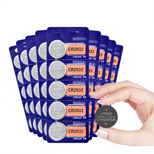 Support de piles CR2032 japonaises 3V, 10 piles au <span class=keywords><strong>lithium</strong></span> CR2032 originales pour télécommande - Product Image 1