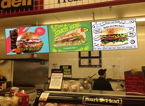 43 inch giá tốt Wall Mount quảng cáo trong nhà màn hình USB Wifi Android LCD màn hình quảng cáo kỹ thuật số Bảng <span class=keywords><strong>menu</strong></span> 500nits - Product Image 2