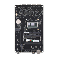 Qotom Motherboard NAS Generasi ke-10 Core I3 I5 I7 4*i225-V 2.5G LAN Dual DDR4 M.2 HD 4*SATA3.0 Soft Routing Mini ITX Mainboard