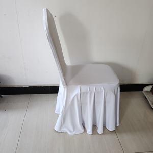 <span class=keywords><strong>Mariage</strong></span> Polyester blanc <span class=keywords><strong>housse</strong></span> <span class=keywords><strong>de</strong></span> <span class=keywords><strong>chaise</strong></span> coton YC-816 - Product Image 4