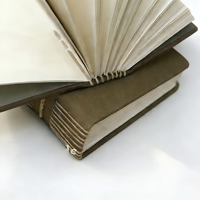 Cahiers en lin A5 personnalisables, adaptés pour la planification et l'organisation du travail de bureau, la tenue d'un journal et la prise de notes