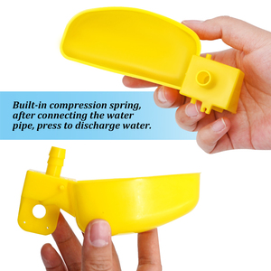 Low Price Yellow Hanging Pet Parrot <strong>Bird</strong> <strong>Drinking</strong> Cup Automatic Pigeon Rabbit Drinker Pet Water <strong>Trough</strong> - Product Image 4