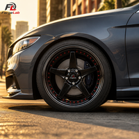Jantes de course forgées en deux parties ForgeLab 5x114.3 5x120 5x112 4x100 5x114.3 à déport profond en alliage forgé sur mesure pour BMW Audi