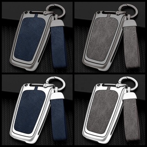 Coque de clé de voiture en cuir en alliage de Zinc pour Toyota Aygo Yaris Rav4 pour <span class=keywords><strong>Citroen</strong></span> <span class=keywords><strong>C1</strong></span> pour Peugeot 108 Camry Corolla - Product Image 6
