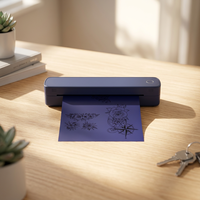 Rouleaux de papier thermique pour imprimante à tatouages, imprimante d'autocollants avec interface USB, certifiée FCC, format de papier A4 maximum