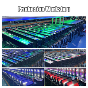 Barre LED matricielle à <span class=keywords><strong>54</strong></span> segments, lumière stroboscopique RGBWA DMX512 RDM, gradation 32 bits, CE, aluminium, pour théâtre, église, auditorium, scène, OEM personnalisé - Product Image 6