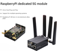 Fuzhongqi Raspberry Pi 4B Modul 5G Khusus Jaringan Lengkap Remote Mobile SSH Shell Guanghetong RM500U Router Gratis Ongkir