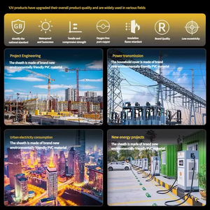 Ulusal standart YJV WDZ-YJY bakır çekirdek 4 çekirdek mühendislik kablo alçak gerilim PVC endüstriyel kare boyutları 50 70 95 120 150 185 - Product Image 2