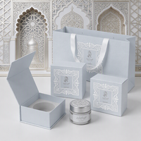 Boîte d'emballage cadeau de Noël recyclable faite à la main, boîte d'emballage de luxe magnétique pour bougies et diffuseurs avec insert