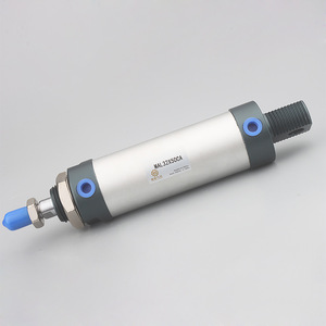 Airtac <b>Mini</b> Cylinder MAL32X60CA Aluminum Body Pneumatic Actuator Industrial Use - Product Image 3