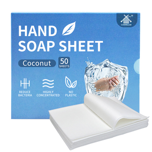 Thảo dược thơm xách tay tay xà phòng tấm dùng một lần du lịch tắm xà phòng paper_slices bọt xà phòng giấy tờ - Product Image 2