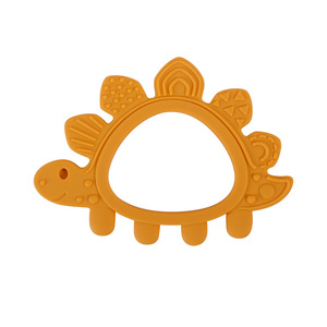 Mordedor de Silicona de Grado Alimenticio para Bebés de 0 a 1 Año, Diseño de Dinosaurio, Señuelo Anti-Succión de Seis Dedos, Calmante para la Dentición, Hecho en China - Product Image 5
