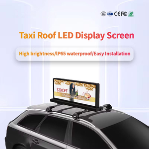 ป้ายโฆษณาบนหลังคารถยนต์ LED พิกเซล 5 มม. คุณภาพสูง สำหรับการโฆษณาภายนอกอาคาร - Product Image 3