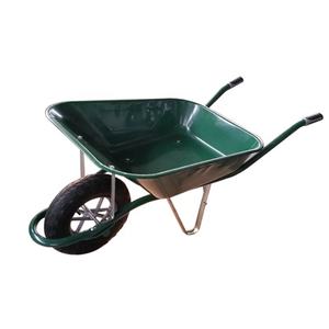 ठोस सिंगल व्हील स्टील गैल्वेनाइज्ड ट्रे व्हील बैरो निर्माण कृषि उद्यान फार्म व्हीलबैरो - Product Image 4