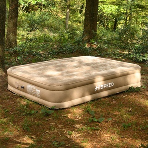 Matelas de camping gonflable en PVC HISPEED extra épais 40cm matelas gonflable extérieur pliable avec pompe électrique intégrée - Product Image 6