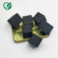 Charbon à chicha premium fabriqué à partir de charbon de coque de noix de coco activé, haute densité, longue durée de combustion pour usage commercial