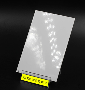 Peinture en poudre électrostatique, polyester pur, blanc brillant <span class=keywords><strong>RAL</strong></span> 9016, poudre de revêtement en poudre pour fabricant de profilés en aluminium - Product Image 2