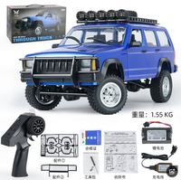 Camion RC MN78 à l'échelle 1/12, véhicule tout-terrain 4x4 haute performance, moteur brushless 2.4G, télécommande Wi-Fi, véhicule de roche RTR MN-78