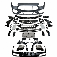 Vente d'usine : Kit carrosserie complet style C63, pare-chocs avant, diffuseur arrière, embouts d'échappement pour Mercedes Benz W206 Classe C