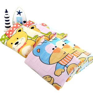 Serviettes imprimées en gaze de coton double couche 35x75 cm, style dessin animé, douces pour la peau, pour usage domestique - Product Image 5