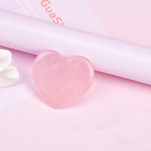 rosa de cuarzo Gua sha secreto de belleza para Facial la microcirculación <span class=keywords><strong>impide</strong></span> que las arrugas aumentar la luminosidad de tez - Product Image 2