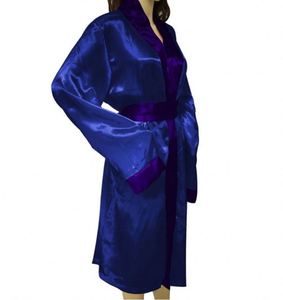 Vêtements à manches longues pour mariées et demoiselles d'honneur, vêtements de nuit doux et soyeux, robes en satin, peignoirs en soie - Product Image 4