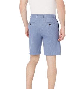 Hot Selling Custom Logo Mens Cotton <b>Shorts</b> Sweat Blue <b>Plaid</b> Striped Pants Man Polyester Cotton Beach Wear <b>Shorts</b> - Product Image 6