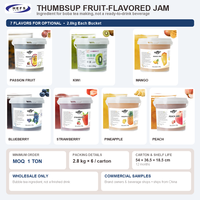 THUMBSUP Selai Nanas Manis dan Asam 2.8kgx6 Karton untuk Isian Kue dan Bubble Tea
