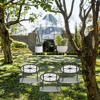 Supports de plantes en fer robustes et durables, 2 tailles disponibles, taille personnalisée acceptable
