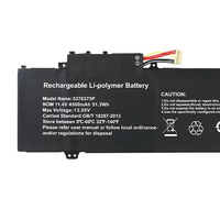 Nouvelle batterie pour ordinateur portable 11.4V 51.3Wh 5376275P UTL-509068-3S NV-509067-3S pour Gateway GWNR71517-BK GWTN141-10BK GWTN141-2BL Notebook