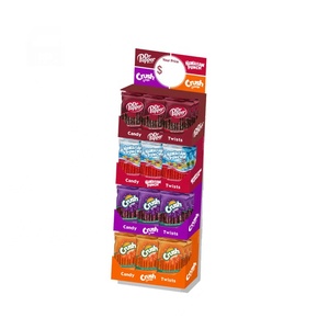 POP Customized Đầy Màu Sắc In Ấn Siêu Thị Khuyến Mãi Tông Snack Hiển Thị Kệ - Product Image 6