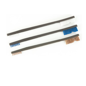 <span class=keywords><strong>Brosse</strong></span> <span class=keywords><strong>métallique</strong></span> plate en nylon à poils en plastique de 3/4 pouces #403 Tige de 1/8 pouces pour outils rotatifs <span class=keywords><strong>Dremel</strong></span> - Product Image 6