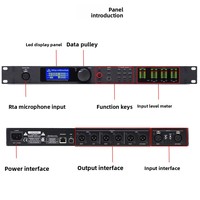 Processeur audio DriveRack PA2 2 entrées/6 sorties, haut-parleur professionnel pour scène et bars