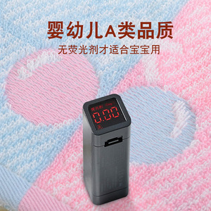 Toalla de Algodón Puro para Niños 25x50cm, Color Sólido, Absorbente, Sin Pelusas, para Jardín de Infancia, Lavado de Cara y Manos, Logotipo Personalizado Disponible - Product Image 4