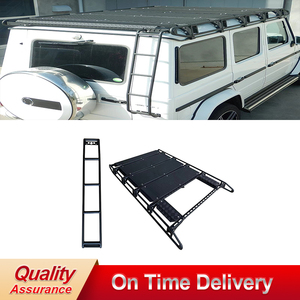 Porte-bagages de <span class=keywords><strong>toit</strong></span> en acier inoxydable G CLASS W463 avec échelle arrière, pièces de carrosserie pour voitures avec/sans <span class=keywords><strong>toit</strong></span> <span class=keywords><strong>ouvrant</strong></span> - Product Image 2