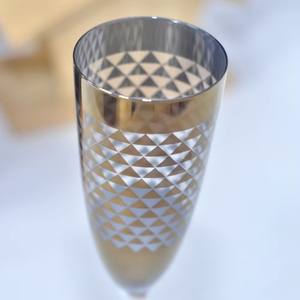 Flûtes à <span class=keywords><strong>champagne</strong></span> en <span class=keywords><strong>cristal</strong></span> élégantes pour mariage, transparentes et dorées, pour fêtes et événements, vente en gros - Product Image 5